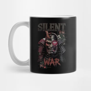 Silent War Cyber Samurai Warrior Design Mug